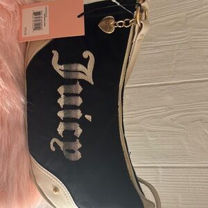 Juicy Couture Black and Cream Women's Bag